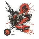 1967 camaro tattoo design idea