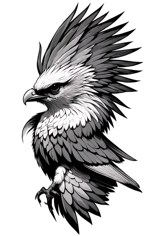 Thunderbird tattoo design idea