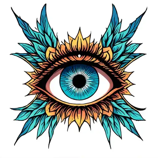 The third eye is the portal of consciousness tattoo design idea