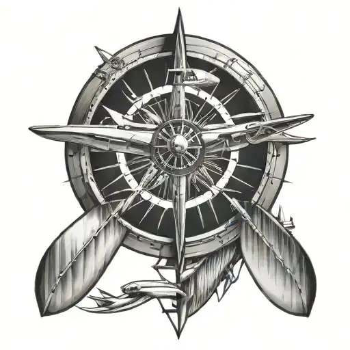 57+ Airplane Propeller Tattoo Ideas - BlackInk AI