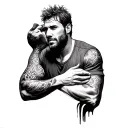 pete murray full sleeve  tattoo design idea