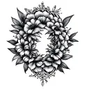 Looking for a feminine fine line ankle tattoo piece that wraps around but doesn’t go too much on the ankle tha tattoo design idea