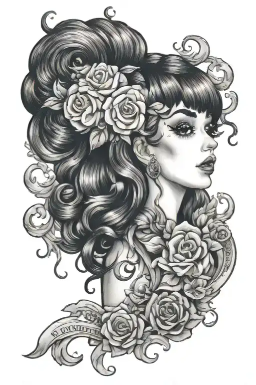 melanie martinez portals inspired tattoo design idea