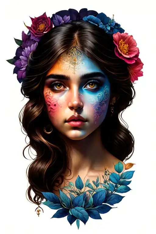 Virgo And Gemini tattoo design idea