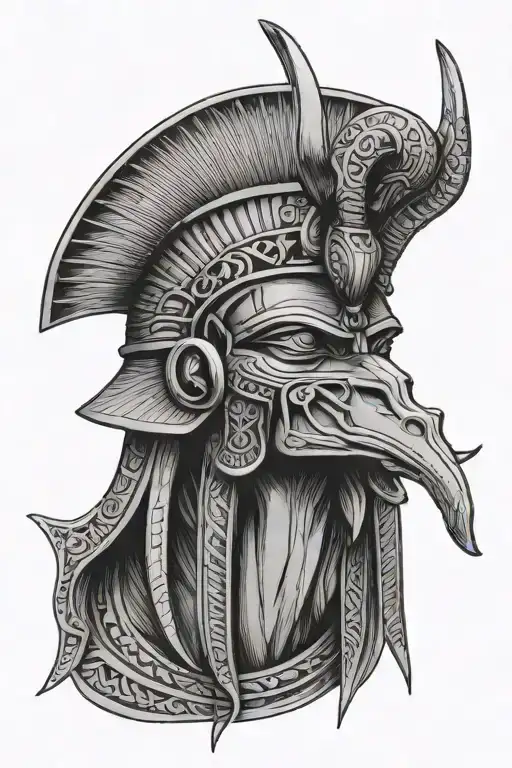 Thoth Egyptian God tattoo design idea