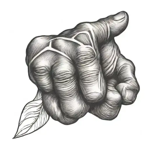 Fist tattoo design idea