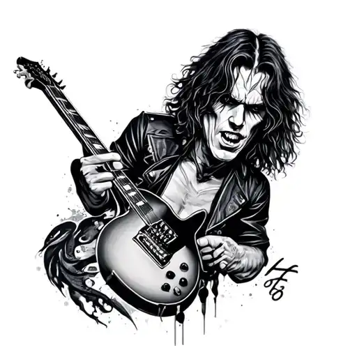 AC/DC tattoo design idea