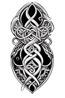 Celtic half sleeve  tattoo design idea