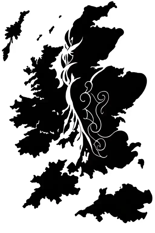 England, Russia, France, Ukraine, serbai, Dubai, Fiji  tattoo design idea