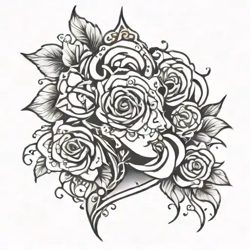 heartbreak mother tattoo design idea