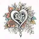 heartbreak mother tattoo design idea