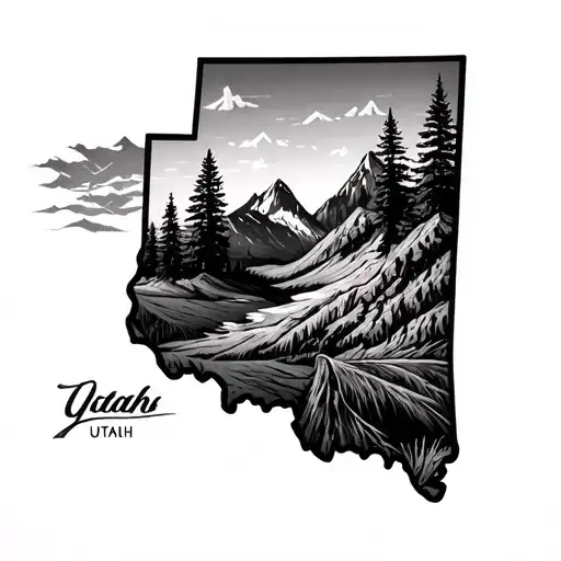 Oklahoma, Tennessee, Utah, Washington state leg sleeve tattoo with color tattoo design idea