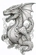 Pokémon charizard tattoo design idea