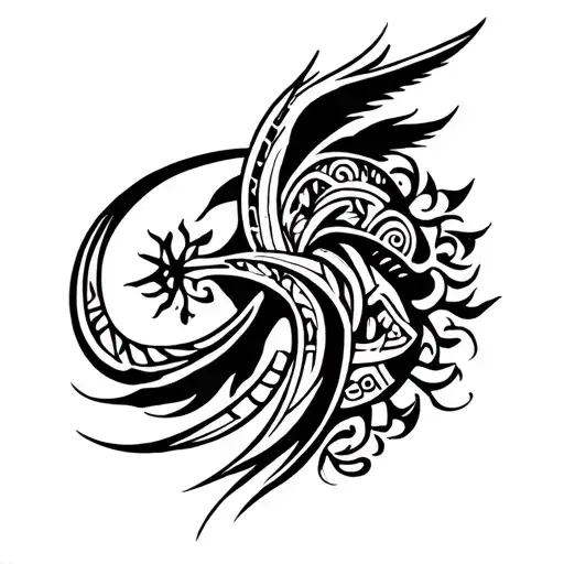 Strength, power, danger, sensuality, Elegance Maori, Spartan and Roman Annunaki, Dionisio tattoo design idea