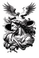 Sistine chapel tattoo design idea