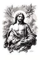 Sistine chapel tattoo design idea