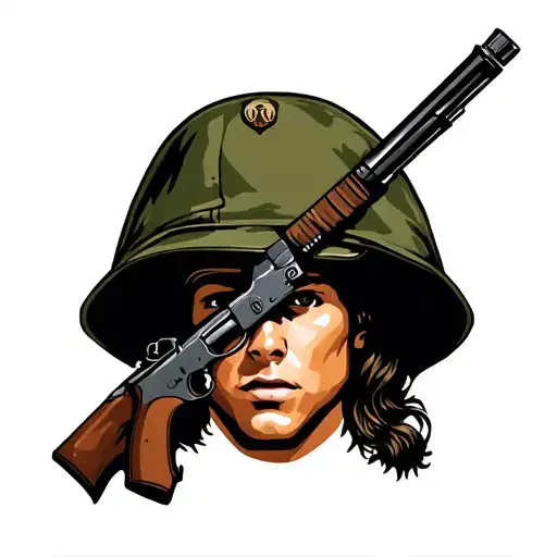 Green Beret tattoo design idea