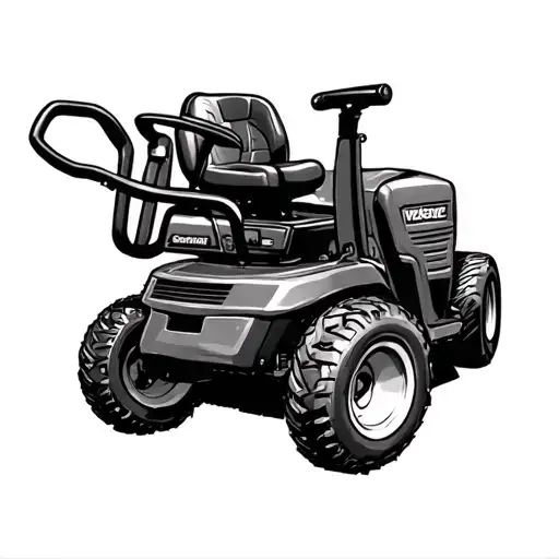 Lawnmower tattoo design idea