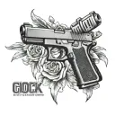 Glock tattoo design idea