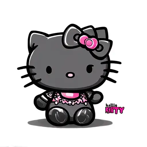Hello Kitty tattoo design idea