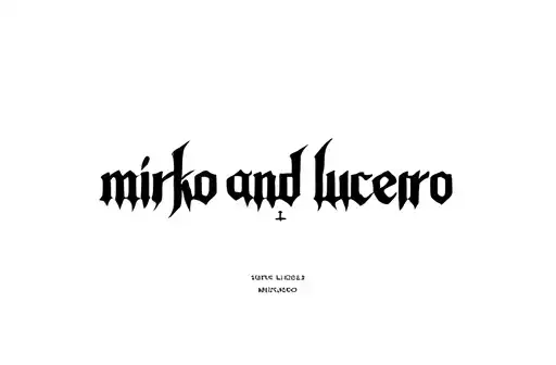 " mirko and lucero sun and moon" tattoo design idea