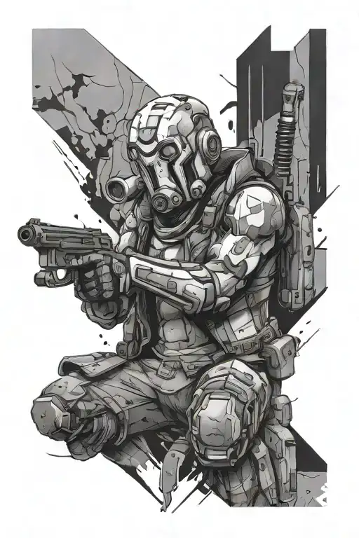 borderlands tattoo design idea