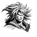 Broly tattoo design idea