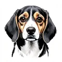 Beagle tattoo design idea
