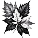 Fall Leaves tattoo design idea