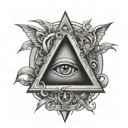 illuminati tattoo design idea
