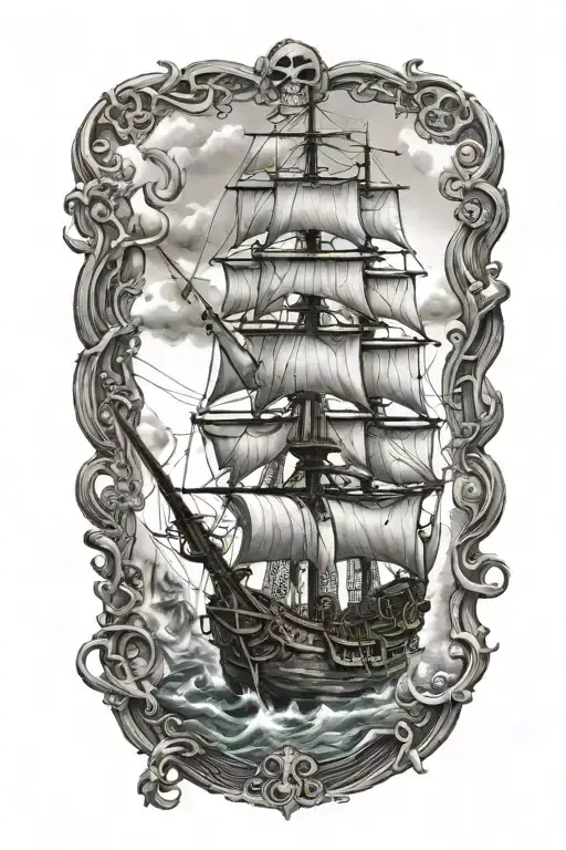 Pirates of the Caribbean, kraken tattoo design idea