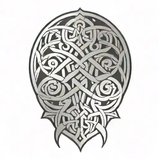 celtic knot tattoo design idea