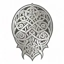 celtic knot tattoo design idea