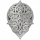celtic knot tattoo design idea