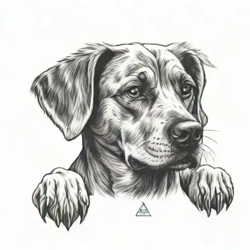 dog memorial tattoo tattoo design idea