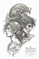Orpheus And Eurydice Eurydice dying tattoo design idea