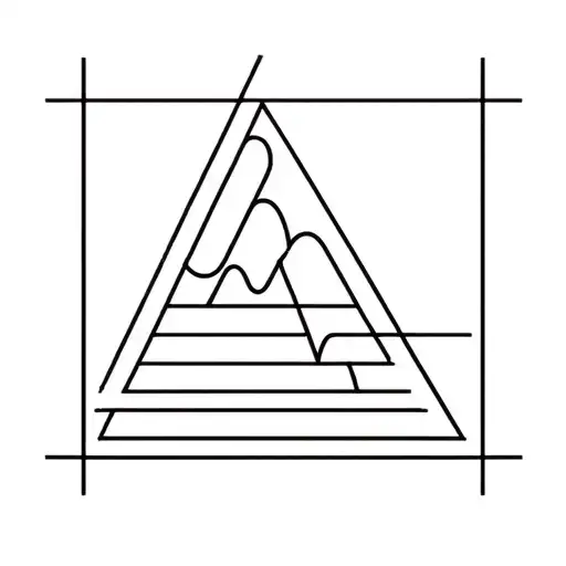 basic sound wave, square sine triangle saw tattoo design idea