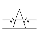 basic sound wave, square sine triangle saw tattoo design idea