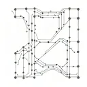 Quinn in binary code flowing tattoo design idea