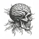 Brain Cancer tattoo design idea