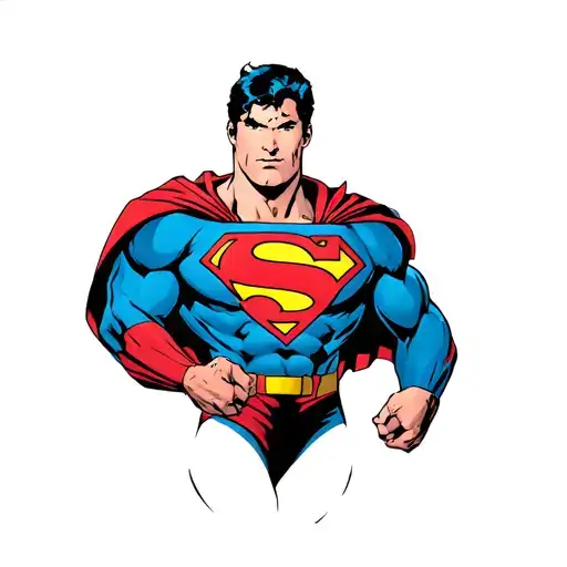 Superman tattoo design idea