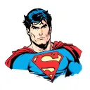 Superman tattoo design idea