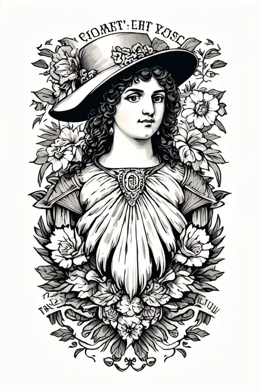 Saint Louis 9 tattoo design idea