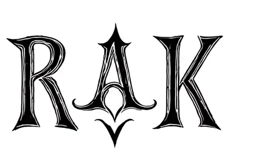 "RAK" tattoo design idea
