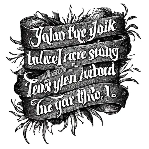 John 3:16 bible verse tattoo design idea