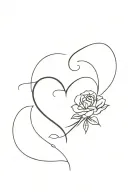 unrequited love  tattoo design idea