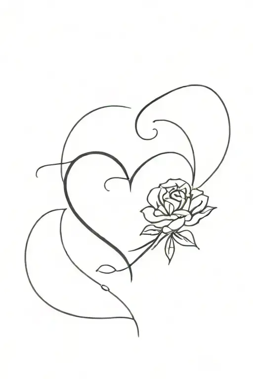 unrequited love  tattoo design idea