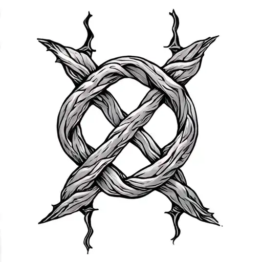 Witches Knot tattoo design idea