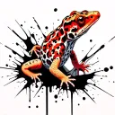 Leopard Gecko tattoo design idea