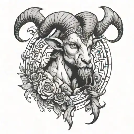 aries/ 1998/ god of war  tattoo design idea